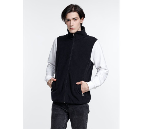 Жилет флисовый унисекс Nesse, черный