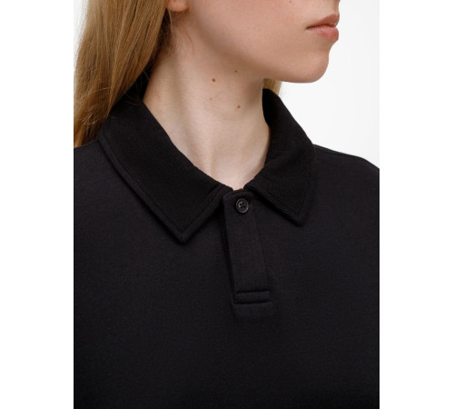 Рубашка поло унисекс Tiimi, черная