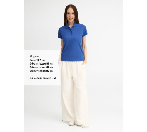 Рубашка поло женская People 210, ярко-синяя (royal)