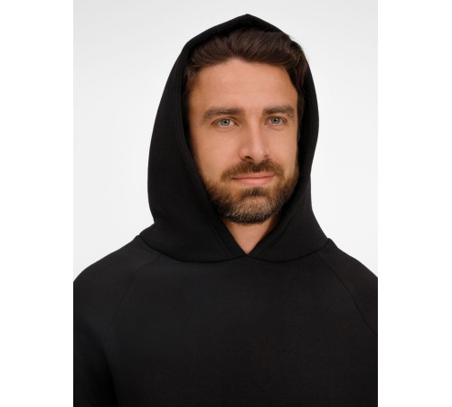 Худи унисекс оверсайз Easy Street, черное