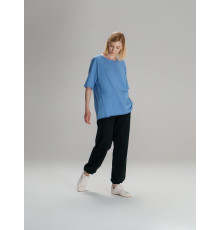 Футболка оверсайз унисекс Vozduh, синяя