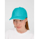 Бейсболка Buffalo, бирюзовая с белым