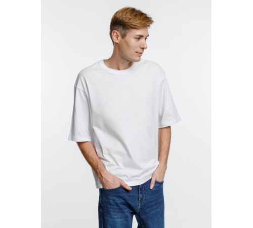 Футболка оверсайз унисекс Base Space, белая