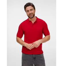 Рубашка поло унисекс Upswing, красная