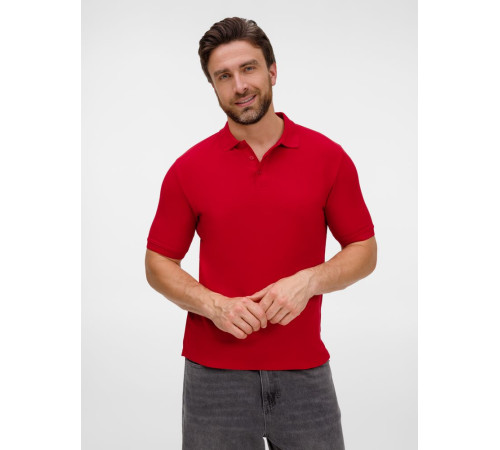 Рубашка поло унисекс Upswing, красная