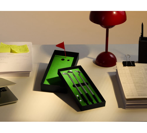 Настольный мини-гольф Golfink, черный с зеленым яблоком