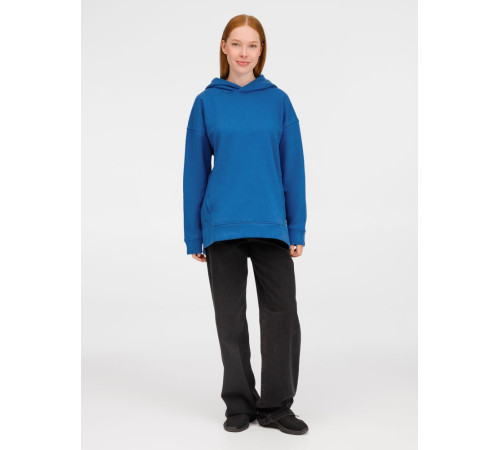 Худи оверсайз унисекс Tolla, синее (джинс)