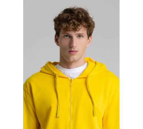 Толстовка на молнии с капюшоном Siverga 2.0, желтая