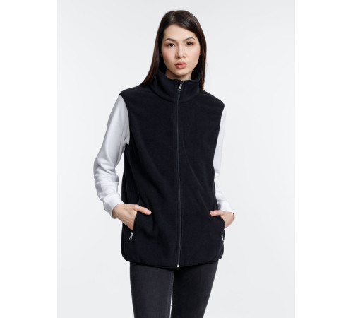 Жилет флисовый унисекс Nesse, черный