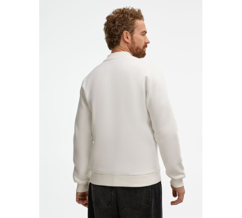 Бомбер унисекс AtmosWear, молочно-белый