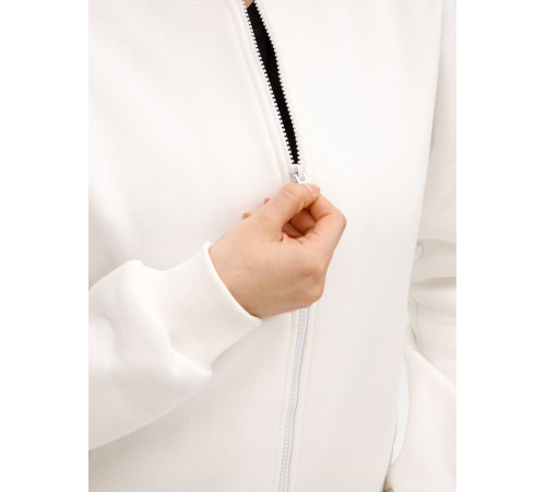 Бомбер унисекс Estado, молочно-белый