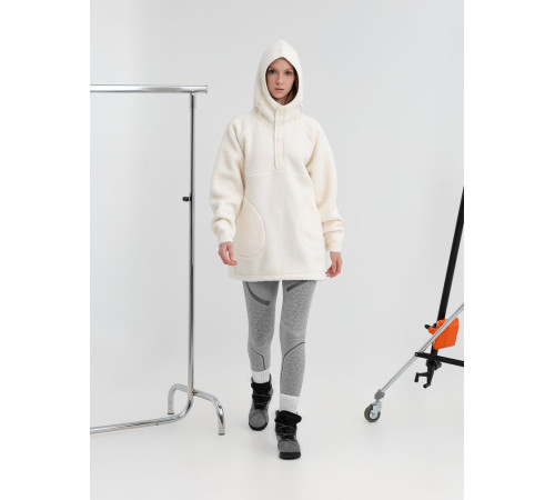 Анорак унисекс Oblako, молочно-белый