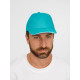 Бейсболка Buffalo, бирюзовая с белым