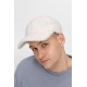 Бейсболка Oblako, утепленная, молочно-белая