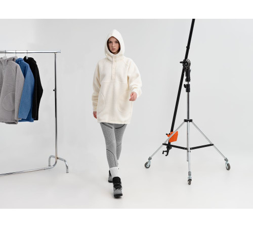 Анорак унисекс Oblako, молочно-белый