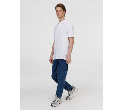 Рубашка поло унисекс Pacific, белая