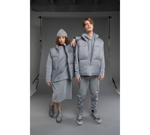 Жилет двусторонний V2, серый