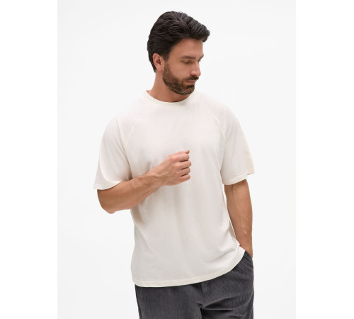 Футболка унисекс оверсайз T2, молочно-белая