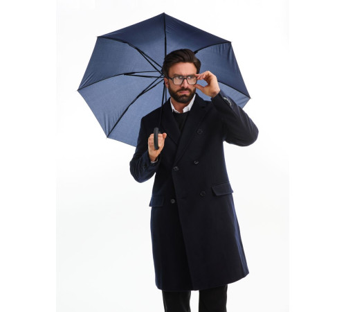 Зонт-трость Wind, темно-синий