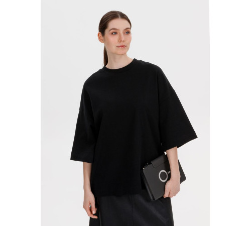 Футболка оверсайз Big Boss, черная