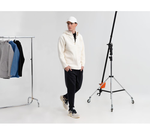 Анорак унисекс Oblako, молочно-белый