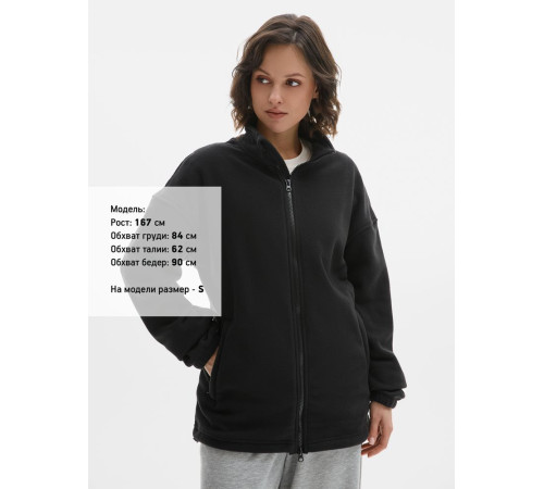 Куртка флисовая унисекс Nebo, черная