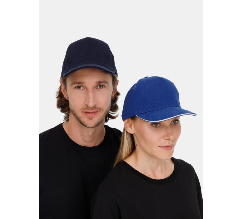 Бейсболка Classic 2.0, темно-синяя