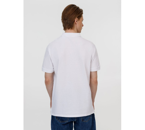 Рубашка поло унисекс Pacific, белая