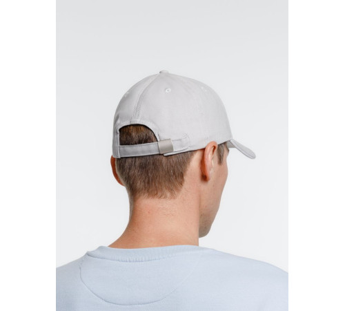 Бейсболка Spiker, серая с белым