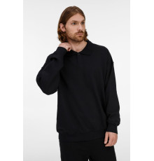 Свитшот оверсайз унисекс S6, черный