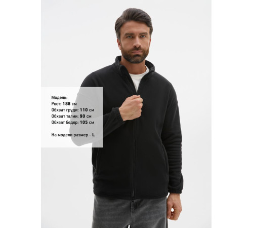 Куртка флисовая унисекс Nebo, черная