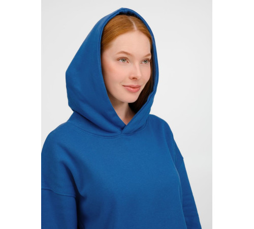 Худи оверсайз унисекс Tolla, синее (джинс)
