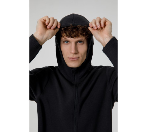 Куртка с капюшоном унисекс Begi, черная