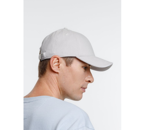 Бейсболка Spiker, серая с белым