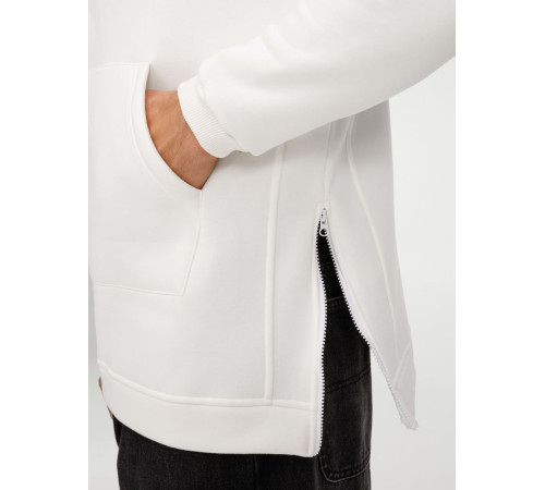 Худи унисекс оверсайз Easy Street, молочно-белое