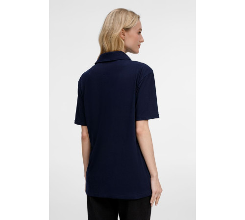 Рубашка поло унисекс Senti, темно-синяя