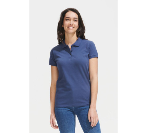 Рубашка поло женская Perfect Women 180 серый меланж