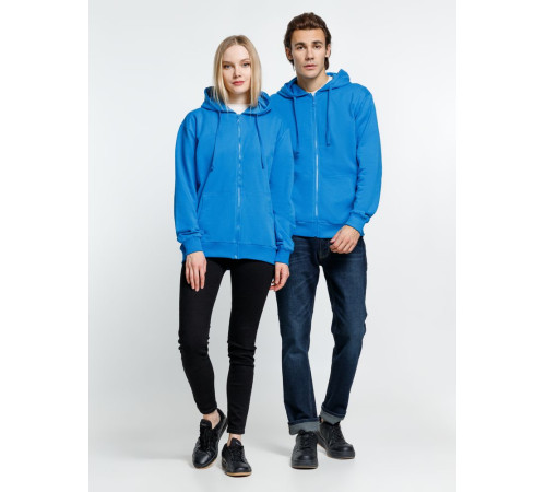 Толстовка на молнии с капюшоном Siverga 2.0, бирюзовая
