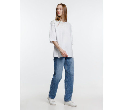 Футболка оверсайз унисекс Base Space, белая