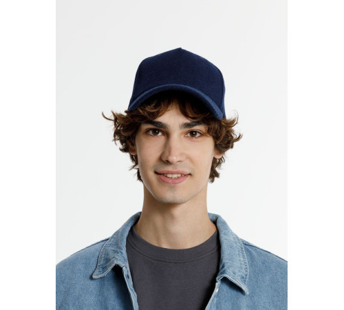Бейсболка Woolridge, темно-синяя