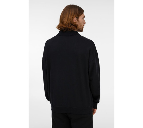 Свитшот оверсайз унисекс S6, черный