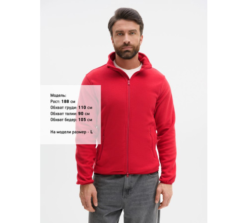 Куртка флисовая унисекс Ben Mac, красная