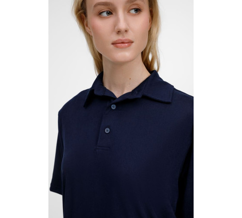Рубашка поло унисекс Senti, темно-синяя