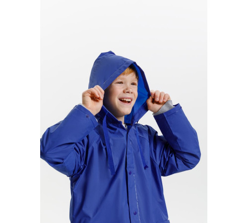Дождевик детский RainDrop Kids, ярко-синий