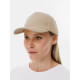 Бейсболка Long Beach, бежевая