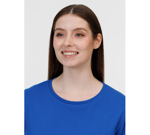 Футболка женская E150, ярко-синяя