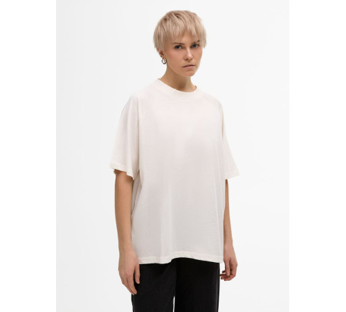 Футболка унисекс оверсайз T2, молочно-белая