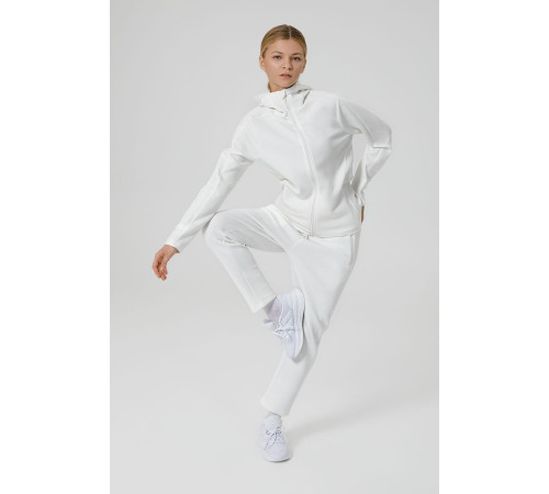 Куртка с капюшоном унисекс Begi, молочно-белая