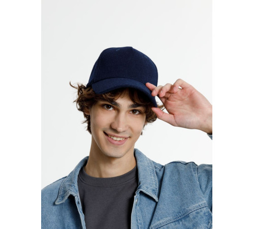 Бейсболка Woolridge, темно-синяя