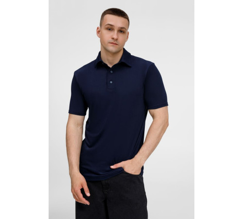 Рубашка поло унисекс Senti, темно-синяя